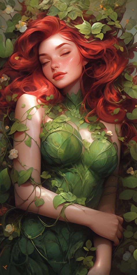 Poison Ivy artwork - Ai #Artwork - Created with #Midjourney #Ai Poison Ivy Cartoon, Poison Ivy Tattoo, Poison Ivy Comic, Dc Poison Ivy, Ivy Tattoo, Poison Ivy Dc Comics, Poison Ivy Cosplay, The Bat Man, Dc Comics Wallpaper