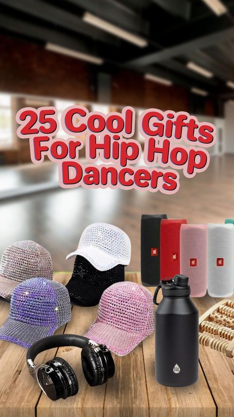 If you’ve been searching all around the internet trying to find cool gifts for your favorite hip hop dancer, this is the right stop for you! We have sorted 25 cool gifts for hip hop dancers that are going to suit their style. Not only are they cool, these gifts are going to be useful for them, too. Read more to find out what they are! #christmasideas #giftideas #thebestgift #christmasgiftideas #usefulgifts #christmasgift #gifts #giftsforchristmas #coolgifts Hiphop Dancer, Hiphop Girl, Swag Items, Dance Books, Dance Recital Gifts, Hip Hop Dancer, Hip Hop Poster, Dancer Wear, Work Anniversary