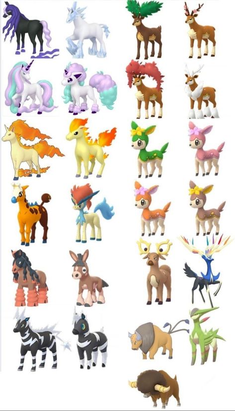 Pokemon Horse, Pokémon Ponyta, Deer Pokemon, Sheep Pokemon, Galar Ponyta, Ponyta Pokemon, Pokemon Sketch, Mythical Pokemon, Pokemon Craft