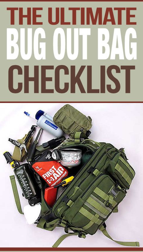 Everything you need to know about building a good bug out bag and how to create an emergency plan for your family. Best Bug Out Bag, Bug Out Bag Checklist, Bag Checklist, Survival Bag, Survival Equipment, By Any Means Necessary, Emergency Plan, Survival Techniques, Prepper Survival