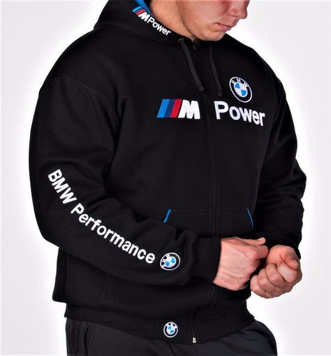 High Tops Outfit, Up Embroidery, Biker Hoodie, Bmw Performance, M Power, Bmw M Power, Embroidery Hoodie, Racing Suit, Athletic Outfits