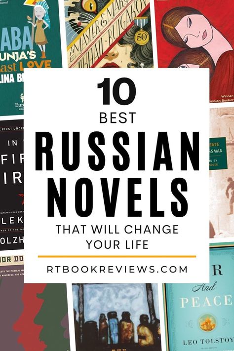 Many of us know classic Russian novels like War and Peace or Crime and Punishment. Themes like science, romance, and politics are used in captivating plots with unforgettable characters. Tap to see the top 10 Russian novels you'll want to read! #russianauthors #russianbookstoread #bestbookstoread Classic Russian Literature, Russian Novels, Russian Authors, Classic Books List, Best Fantasy Books, Russian Books, Contemporary Novels, Classic Novels, Short Novels