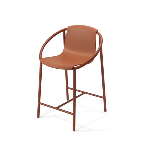 Umbra Ringo Chair - Bed Bath & Beyond - 36132347 Modern Counter Stools, Mirrored Picture Frames, Wood Fiber, Metal Chairs, Lounge Chair Outdoor, Everyday Items, Outdoor Lounge, Club Chairs, Organic Shapes