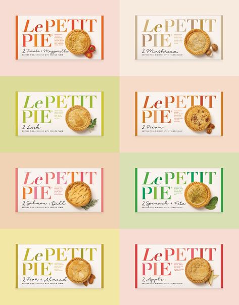 Le Petit Pie – Packaging Of The World Pie Packaging, Pie Store, Biscuits Packaging, Biscuit Packaging, Food Retail, Frozen Pie, Dessert Packaging, Consumer Packaging, Creative Package