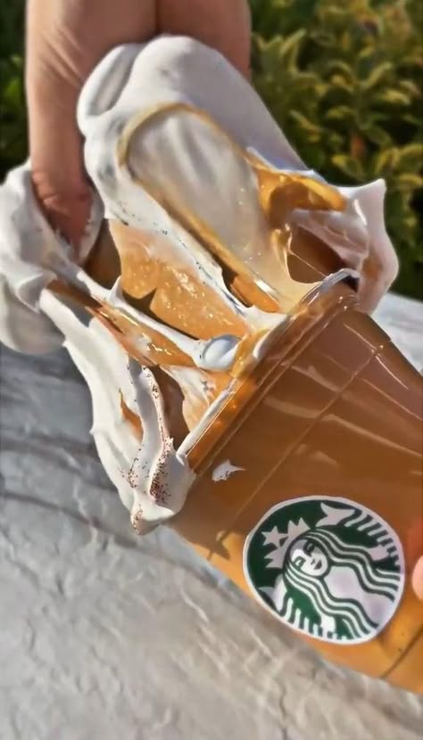 Starbucks Slime, Aesthetic Slime, Slime Food, Food Slime, Slime Aesthetic, Slime Asmr Food, Soft Slime, Slime Fancam, Free Slime