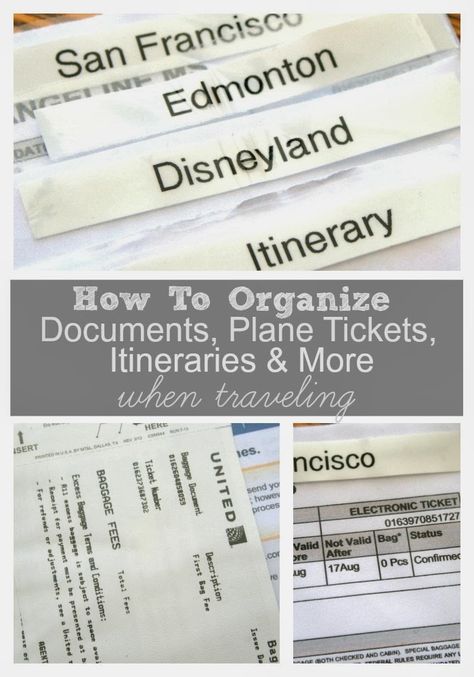 Keep track of those important documents! How to Organize Travel Documents When Traveling Travel Binder, Travel Document Organizer, Dream Trips, Travel Documents, Vacation Planning, Documents Organization, How To Organize, Safe Travel, Cruise Travel