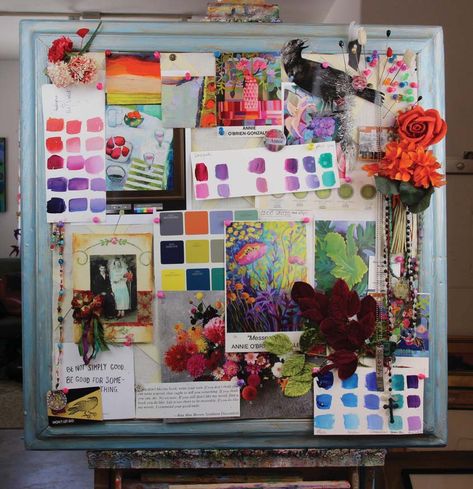 Artist Inspiration Board, Vision Board For Artists, Artist Vision Board, Artist Moodboard, Art Igcse, Rainy Day Drawing, Artist Block, Artistic Room, Become An Artist