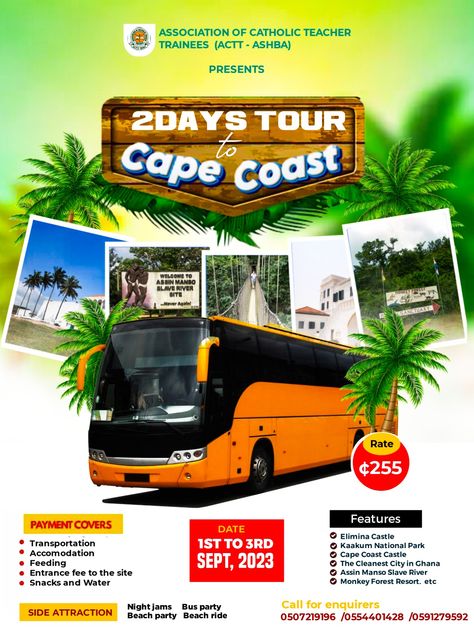 Tour Flyer Design Inspiration, Travel And Tour Flyer Design, Excursion Flyer Design, Trip Flyer Design, Tour Flyer Design, Sample Flyers, Tour Flyer, School Excursion, Travel Advertising Design