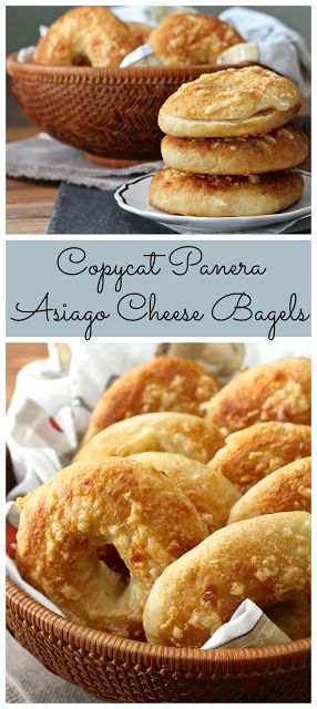 Copycat Panera Bread, Panera Recipes, Copycat Panera, Cheese Bread Recipe, Cheese Bagels, Bread Cheese, Asiago Cheese, Panera Bread, Bagel Recipe