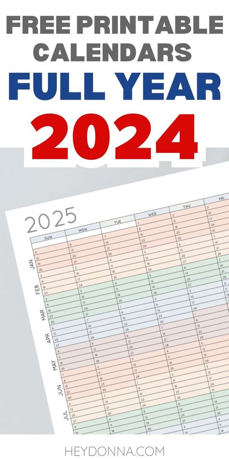 2025 Calendar on one page Year At A Glance Printable Free, Free Printable Calendar 2025, Bujo 2025, One Page Calendar, Yearly Planning, At A Glance Calendar, 2025 Year, Year At A Glance, Planning Template