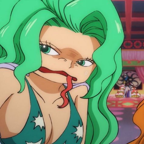 sandersonia one piece icon - ep 1087 Im Sama Fan Art One Piece, Hiyori One Piece Icon, Boa Sandersonia, Boa Sandersonia One Piece, Vivi Icons One Piece, Amazon Lily, One Piece Sabaody Archipelago, Black Maria, The Pirate King