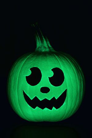 These glow in the dark pumpkins are SO COOL! They look amazing in the dark, and look ghostly in the light. Such a fun and easy no-carve pumpkin idea for Halloween! Glow In The Dark Pumpkins, Pumpkins Decorating, Diy Window Clings, Diy Halloween Witch, Pumpkin Idea, Halloween Lights Decorations, Unicorn Pumpkin, Lights Decorations, Fall Pics