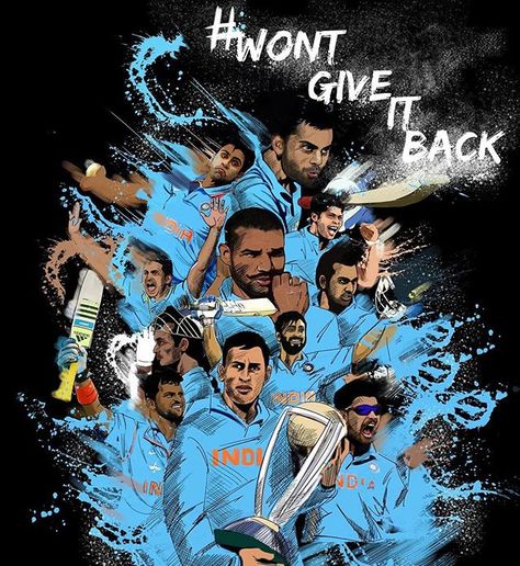 Shikar Dhawan, Ms Doni, Kapil Dev, Indian Army Wallpapers, Indian Team, Indian Cricket Team, Cricket Poster, Sports Drawings, Ipl 2020