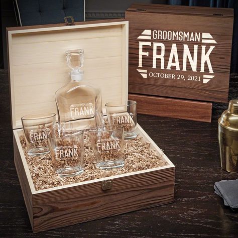 #whiskeygifts #whiskeydecanterset #decanterset #whiskeyglasses #personalizeddecanter #personalizedglasses #giftboxforhim #giftboxformen #giftsformen #giftsforhim #groomsmengifts #groomsmengiftideas #giftideasforgroomsmen #giftboxsetforgroomsmen #groomsmengiftset Rocks Glasses Whiskey, Personalized Whiskey Decanter Set, Whiskey Gift Set, Personalized Decanter, Personalized Whiskey Decanter, Whiskey Set, Whiskey Decanter Set, Whiskey Lover Gifts, Personalized Whiskey