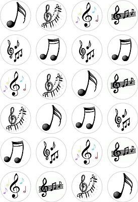 Music Note Cupcakes, Music Note Cake, Music Cupcakes, Music Notes Decorations, Music Notes Drawing, Music Cakes, Music Doodle, Music Notes Art, Not Musik