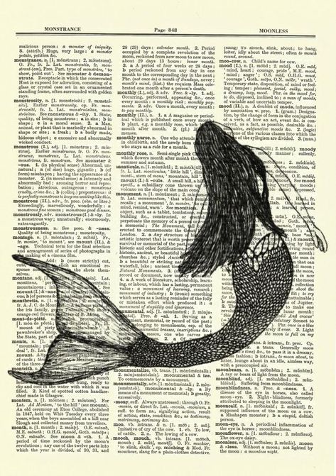 Dorm Pictures, Nautical Images, Vintage Documents, Mermaid Poster, Dictionary Book, Newspaper Art, Water Poster, Book Page Art, Dictionary Art Print