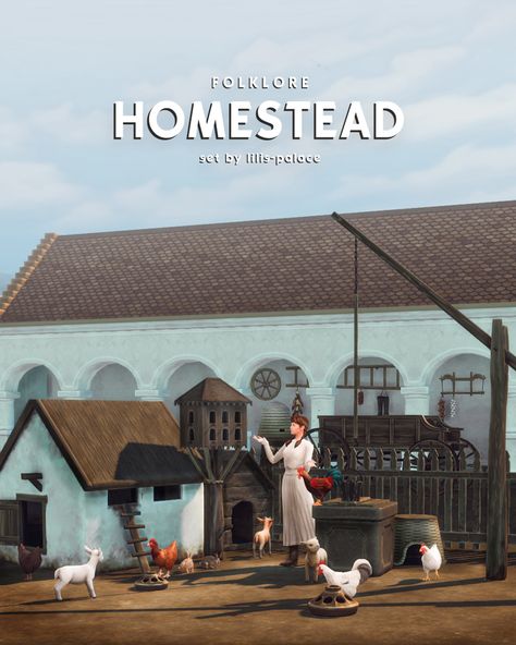 Historic Sims 4 Cc, Sims 4 History Challenge, Ultimate Decades Challenge Sims 4, Sims 4 Ultimate Decades Challenge, Sims 4 Architecture Cc, Sims 4 Medevil Cc, Medieval Homestead, Sims 4 Homestead, Sims 4 Medieval Cc Clothes