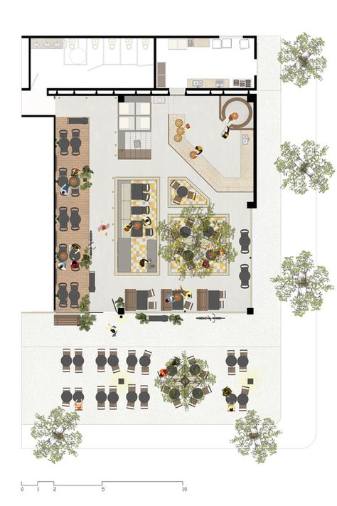 Cafe Floor Plan, Cafe Plan, Restaurant Floor Plan, Cafeteria Design, Restaurant Layout, Bar Deco, Restaurant Plan, Detail Arsitektur, Restaurant Flooring