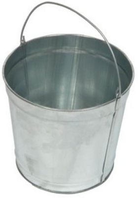 5-qt Outdoor Pail w/ Attached Bail, Galvanized Steel Broom Holder, Mops And Brooms, Plastic Buckets, Metal Bucket, Microfiber Mops, Hanging Organizer, School Furniture, Microfiber Cleaning Cloths, Clean Microfiber