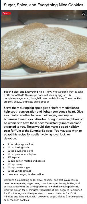 Witch Recipes Food, Fantasy Recipes, Goto Recipe, Witchy Recipes, Witch Protection, Witch Recipes, Witch Cookie, Kitchen Witch Recipes, Witch Stuff