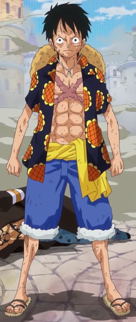 :( Luffy Dressrosa Manga, Luffy Dressrosa, Luffy Outfits, Cosplay Inspo, Blue Monkey, One Piece Clothing, Anime Inspired Outfits, Casual Cosplay, Manga Anime One Piece