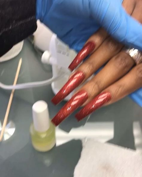 NAILS bY SiLKY 💅🏾 on Instagram: “In 2019 I beg you Stop asking grown women how they work with their long nails.. #mindyourbusiness2019 periotttt-tuh #grownwomannails…” Long Acrylic Nails Red, Acrylic Nails Red, Long Red Nails, Nails Red, Grown Women, Long Red, Long Acrylic Nails, Red Nails, Long Nails