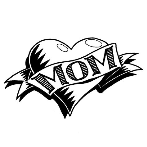 mom_tattoo.gif (500×500) Rip Mum, Heart Tattoo Black, Banner Tattoo, Heart Mum, Biker Mom, Mom Heart Tattoo, Mum Tattoo, Mom Tattoo Designs, Mom Tattoo