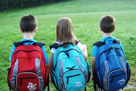 First day of school with L.L.Bean backpacks via Linda H. Ll Bean Backpack, Best Dog Beds, Cool Dog Beds, Dog Beds, Llbean Backpack, Kids Sports, School Backpacks, First Day Of School, Ll Bean