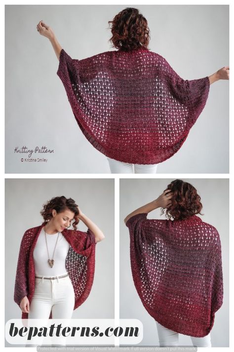 Easy Crochet Tutorials | Free Granny Square Cardigan Patterns Crochet Shrug Pattern Free, Knitting Patterns Cocoon, Shrug Knitting Pattern, Crochet Gift Ideas, Crochet Cocoon, Cocoon Sweater, Poncho Crochet, Shrug Pattern, Crochet Shrug Pattern