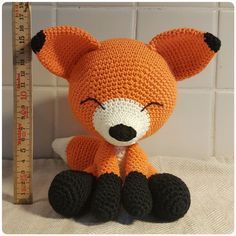 Update May 5, 2017: I've realized some of you have some trouble understanding how large the head of the fox should be. I've trie... Easy Fox Crochet Pattern, Crochet Fox Pattern Free, Crocheted Fox, Amigurumi Fox Pattern, Crocheted Fox Pattern, Amigurumi Fox, Crochet Animal Amigurumi, Crochet Mouse, Crochet Amigurumi Free Patterns