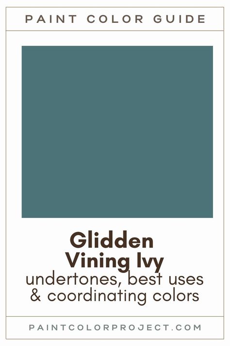 glidden vining ivy paint color guide Glidden Vining Ivy, Vining Ivy Paint Color Bedroom, Vining Ivy Color, Vining Ivy Paint Color, Vining Ivy Paint, Paint 2023, Glidden Paint Colors, 2023 Color Of The Year, Paint Color Guide