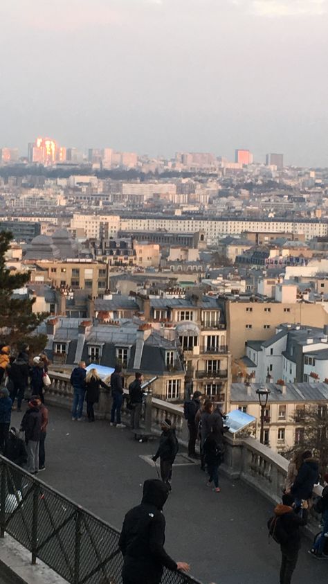 View from the Sacre-Coeur Basilica  Montmartre, Paris Sacre Couer Paris Aesthetic, 2024 Manifestations, Vacation 2023, Paris View, French Travel, Travel 2024, Montmartre Paris, Paris Pictures, Paris Aesthetic