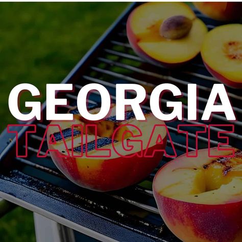 Georgia Bulldogs game day recipes and cocktails! These appetizers, sweet treats & drinks are perfect for a Georgia Tailgate! Georgia Tailgate, Peach Turnovers, Tailgate Menu, Halloween Alcohol, Outdoor Cocktail Party, Tailgate Recipes, Football Appetizers, Game Day Recipes, Outdoor Cocktail