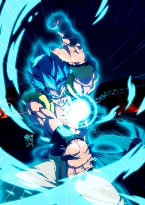 #Gogeta #dragonball Gogeta Blue, Gogeta And Vegito, Super Saiyan Blue, Dragon Ball Super Wallpapers, Dragon Ball Super Artwork, Dragon Images, Dragon Ball Super Art, Dragon Ball Super Goku, Dbz Art