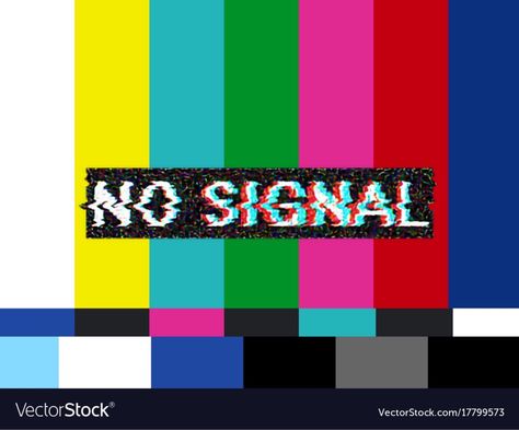 No Signal Tv, Tv Vector, Tv Static, Affiches D'art Déco, No Signal, Colorful Art Prints, Photo Video Editing, Music Artwork, Retro Tv