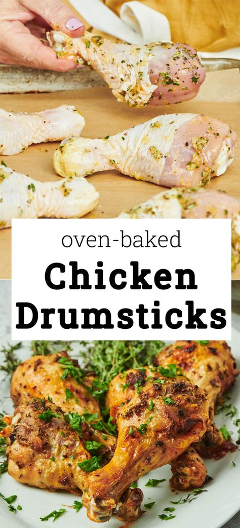 Marinated Drumsticks Oven, Rosemary Chicken Drumsticks, Lemon Garlic Chicken Drumsticks, Oven Baked Drumsticks, Lemon Chicken Drumsticks, Weeknight Chicken Dinner, Baked Drumsticks, Chicken Drumsticks Recipe, Drumsticks Recipe