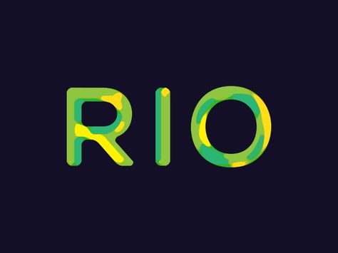 Rio on Behance Rio Logo, Letter Form, Battlefield, Vimeo Logo, Okay Gesture, Brazil, Essence, Typography, Tech Company Logos