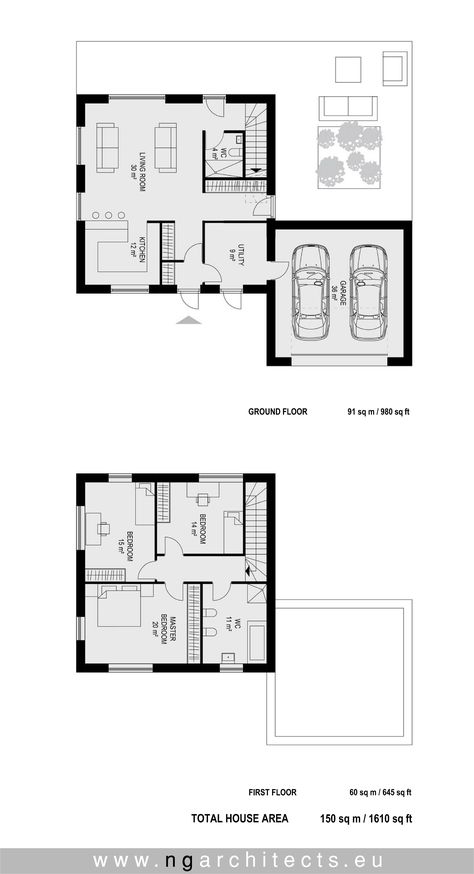 modern house plan Cube designed by NG architects www.ngarchitcts.eu Cube House Floor Plan, Cube House Design Architecture, Cube House Architecture, Cube House Design, Beach House Floor Plan, Beach House Floor, Cube Project, Cube House, Architecture Drawing Plan