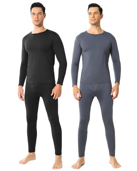 PRICES MAY VARY. 92% Polyester, 8% Spandex Pull On closure Machine Wash 【Ultra Soft and Comfortable】Thermal underwear for men is made of 92% Polyester and 8% Spandex, luxurious and snug, but it doesn't restrict movement at all. The men thermals top and bottom set matches neatly and when temperatures are close to or are freezing cold, they keep you quite warm. The seamless seams of the long underwear mens are designed to ensure maximum comfort and prevent chafing. 【Highly Stretchable】Wear-resista Mens Long Johns, Man Cold, Top And Bottom Set, Thermal Pants, Freezing Cold, Mens Thermals, Pajamas Comfy, Long Johns, Thermal Top