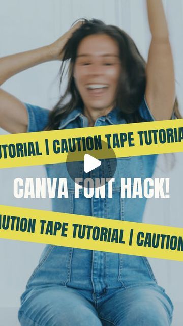 kate handling | canva + branding expert on Instagram: "CANVA CAUTION TAPE HACK

This one is super fun and easy to create using the Text Effects tool in Canva.

It creates a sort of caution tape effect 👌🏼

🤩 AND I added in a bonus animation tutorial at the end. Find out how to make the text in the lines look like they are scrolling.

First step to creating graphics like this in @canva?! 👉🏼 take my free workshop!

Comment WORKSHOP below and I’ll send you a link 🤍

#instagramtips #canvahack #canvatip #canvatricks #canvadesign #igtips #graphicdesign #canvatips #canva #canvasecrets #canvafonts #canvacreate #canvatutorials" Canva Branding, Scrolling Text, Diy Graphic Design, Caution Tape, Instagram Canva, Create Graphics, Animation Tutorial, Text Animation, Canva Design