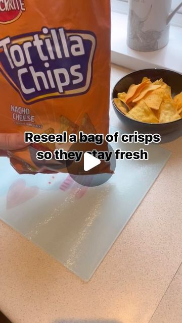 Snack Hacks, Nacho Cheese, Chip Bags, Big Bag, Big Bags, Tortilla Chips, Kitchen Hacks, Days Out, Nachos