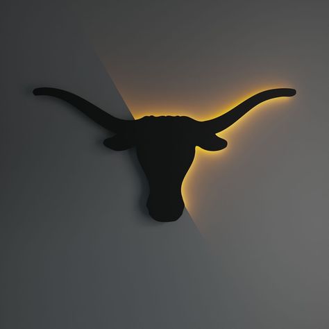 Ready for an epic shopping spree? Texas Longhorns | Collegiate Led Wall Sign, at a mind-blowing price of $59.00 Don't wait! Texas Wall Decor, Texas Signs, Texas Longhorn, Steel Art, Texas Longhorns, City House, City Maps, Farmhouse Signs, Balloon Arch