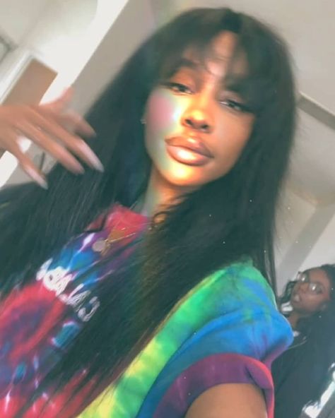 Sza Pics, Your Skin, Black Hair, Long Hair, Human Hair, A Woman, Rainbow, Human, Skin