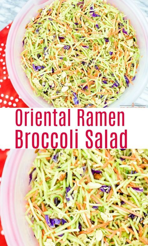 Broccoli Ramen Noodle Salad, Asian Salads, Broccoli Slaw Recipes, Ramen Salad, Ramen Noodle Salad, Healthy Cheese, Coleslaw Salad, Ramen Noodle Recipes, Broccoli Slaw