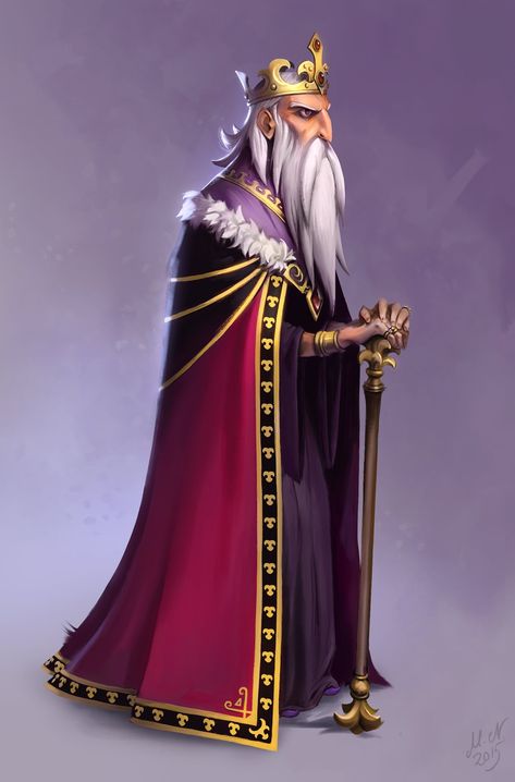 ArtStation - The Old King, Magnus Norén King Illustration, Disneysea Tokyo, King Cartoon, King Drawing, Idle Game, Roi Arthur, Old King, King Design, Concept Art Character