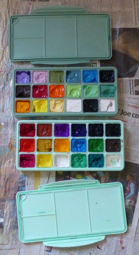 Jelly Gouache, Gouache Paint Set, Ag Doll Crafts, Gouache Color, Drawing Hair Tutorial, Artsy Aesthetic, Gouache Art, Art Tools Drawing, Abstract Art Painting Diy