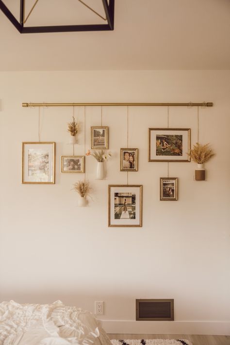 Bedroom Wall Hanging Ideas, Hanging Gallery Wall, Masters Bedroom, Wall Hanging Ideas, Gallery Wall Bedroom, Hanging Ideas, Bedroom Wall Hangings, Ikea Home, Yes Or No