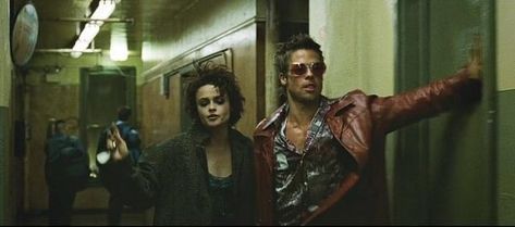 Marla Singer, Tyler Durden, Septième Art, New Retro Wave, I Love Cinema, Bonham Carter, Helena Bonham Carter, Film Stills, Brad Pitt