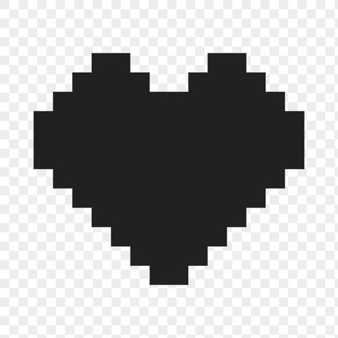 Pixel Heart Png, Black Heart Png, Minecraft Heart, Pixelated Heart, Black Pixel, Pixel Png, Pixel Heart, Black Hearts, Heart Png