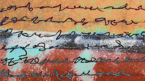 Assemblage Art Mixed Media, Abstract Writing, Asemic Writing, John Cage, Writing Art, Favorite Fonts, Visual Poetry, Font Art, Assemblage Art